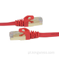 Wewnętrzny płaski kabel krosowy RJ45 Slim CAT7 STP